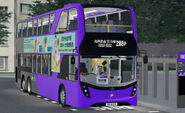 紫荊巴士派出Enviro500 MMC 12.8米 (VB8213) 行走288P線