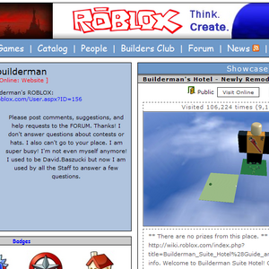 roblox home page 2008