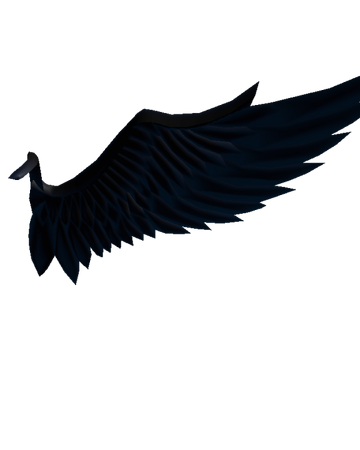 Catalog Dark Shoulder Wing Left Roblox Wikia Fandom - black wings roblox black wings create an avatar roblox
