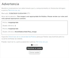 Advertencia de imagen inapropiada en 2020 (en inglés)