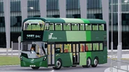 84C綫用車富豪B8L（3677/WH499）正途經機場環道迴旋處
