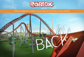 Maintenance Roblox Wikia Fandom - box ride down to the end roblox