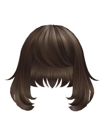 Catalog Short Brown Fluffy Hair Roblox Wikia Fandom - aesthetic short hair blonde to pink roblox