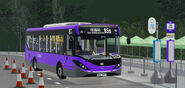 紫荊巴士派出Enviro200 MMC (WW4612) 行走85S線