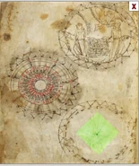 One of the strange papers found near entrance to lab