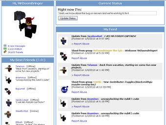 My Roblox Home Roblox Wikia Fandom - a way to remove recently played games website features roblox developer forum