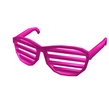 Catalog Neon Pink Shutter Shades Roblox Wikia Fandom - pink glasses roblox