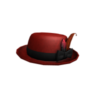 The Most Fabulous Red Pork Pie Hat