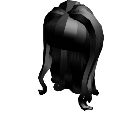 Black Ripple Hair - Roblox