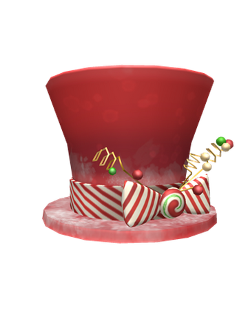 Catalog Candycane Top Hat Roblox Wikia Fandom - how to make your own hat in roblox 2018
