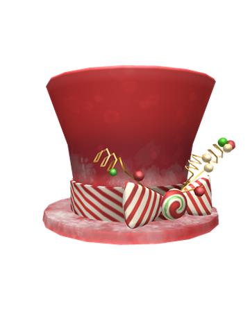 Catalog Candycane Top Hat Roblox Wikia Fandom - sombreros aesthetic de roblox