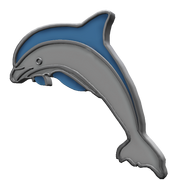 Dolphin Enamel Pin