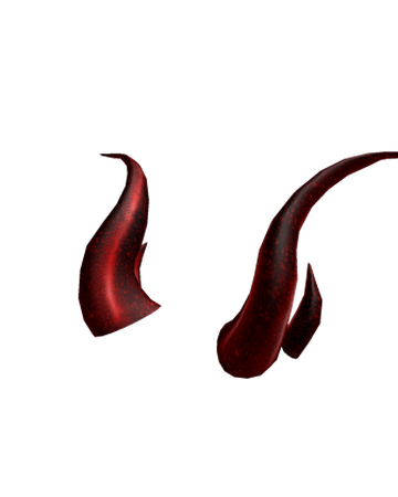 Red Iron Horns Roblox Wiki Fandom - roblox black iron horns