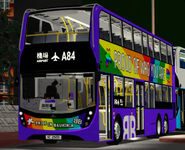 紫荊巴士派出Enviro500 MMC 12.8米 (XC2505) 行走A84線