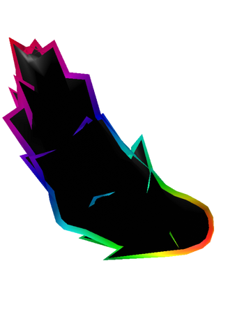 Catalog Cartoony Rainbow Outline Spiked Floof Tail Roblox Wikia Fandom - rainbow outline roblox rainbow outline roblox
