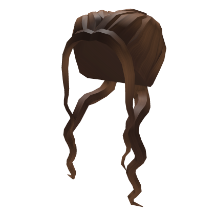 Catalog Shimmering Brown French Braids Roblox Wikia Fandom - brown hair girl brown hair free roblox hair