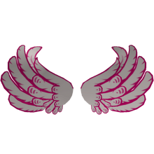 Sketched white and magenta 5G wings.png