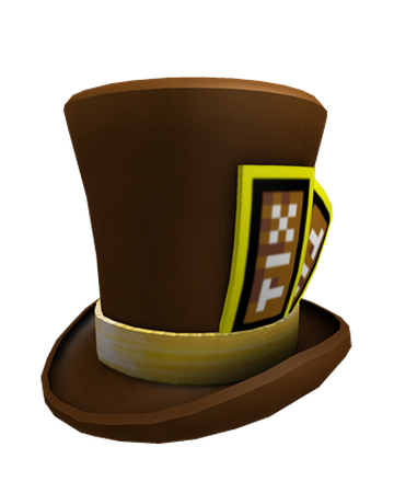 Catalog Brown Tix Top Hat Roblox Wikia Fandom - the last remaining hat using the currency of tix roblox