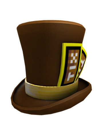 Brown Tix Top Hat Roblox Wiki Fandom - roblox wiki hats