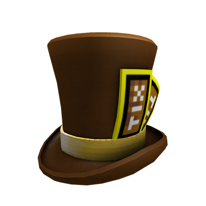 Catalog Brown Tix Top Hat Roblox Wikia Fandom - how to make a roblox hat free