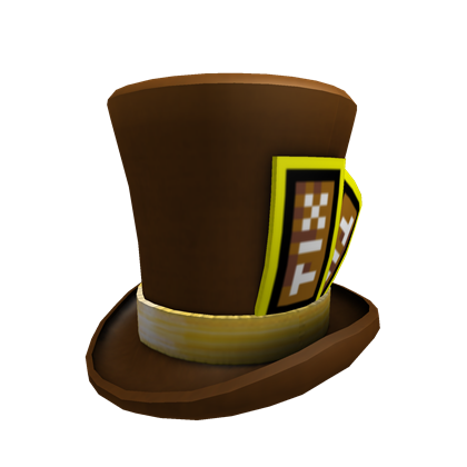 Catalog Brown Tix Top Hat Roblox Wikia Fandom - free hats roblox