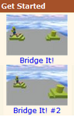 2 "Bridge it!" Games put in order that have the early Chassis/Player model (c. 2005)