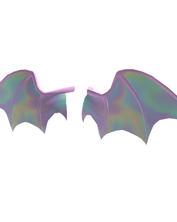 Catalog Holo Bat Wings Roblox Wikia Fandom - rainbow wings roblox wikia fandom