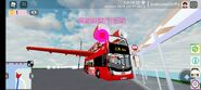 由九巴派車行走此路線的ADL Enviro500 MMC抵達北灘總站。