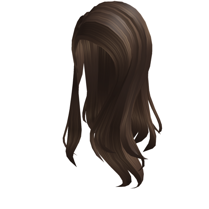 Brown hair with headband - Roblox