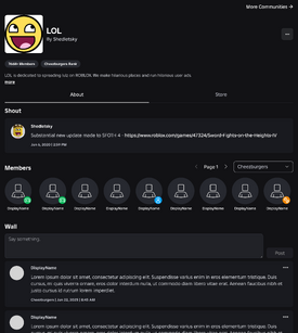 New Communities Page - Community LOL