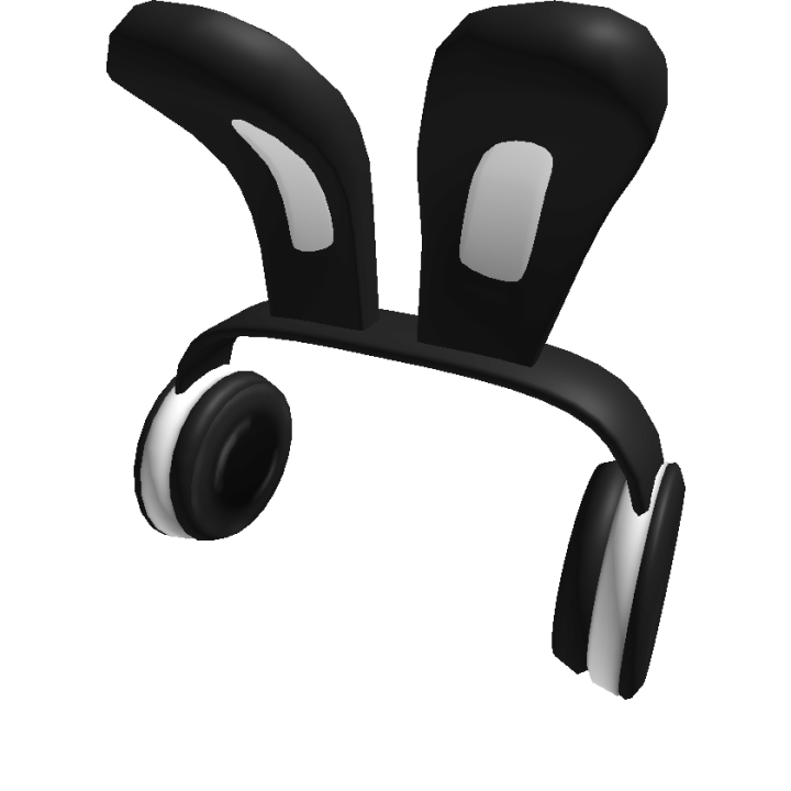 black headphones roblox