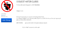 Guest Haters Group