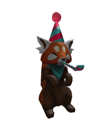 Red Panda Party Pet Roblox Wiki Fandom - roblox party hat wiki