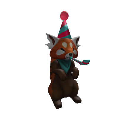 Red Panda Party Pet Roblox Wiki Fandom - unobtainable red birthday cake hat roblox