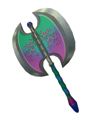 Cherry Tree Battle Axe Roblox Wiki Fandom - how do you get the axe on roblox catalog