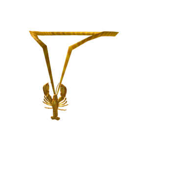 Gold on sale lobster necklace