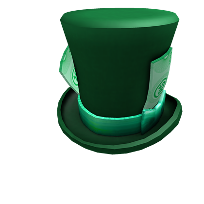 Catalog Green Robux Top Hat Roblox Wikia Fandom - roblox hats for money