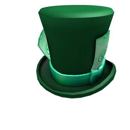 Catalog Green Robux Top Hat Roblox Wikia Fandom - getting the best hat on roblox