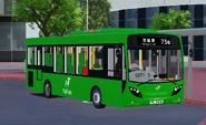 馬修運輸派出Enviro200 Dart (PZ8436) 行走73B線