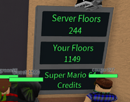 New version, server floors, your floors, and the music. For example, this music is the Super Mario 64 Credit, you can find it at YouTube.