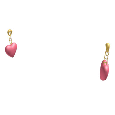 Catalog Hanging Heart Earrings Roblox Wikia Fandom - fluffy heart earrings roblox