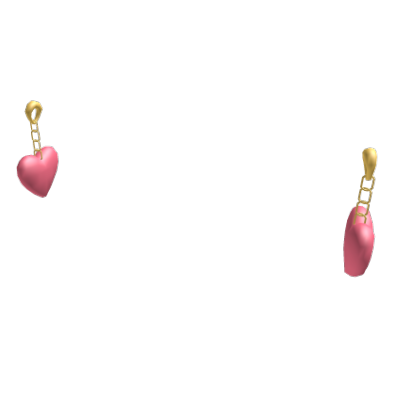 Hanging Heart Earrings Roblox Wiki Fandom - black hoop earrings roblox