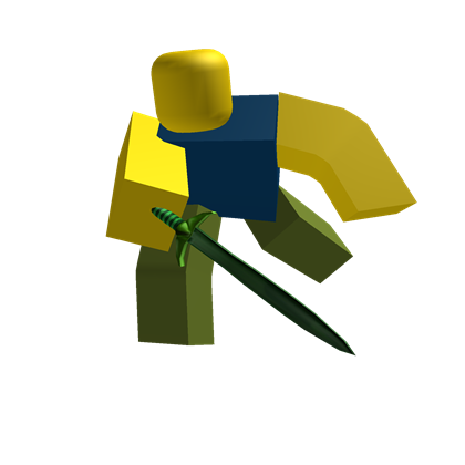 roblox noob with sword killing a fancy roblox noob