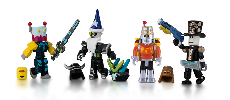  Roblox Action Collection - Dominus Dudes Four Figure Pack  [Includes Exclusive Virtual Item] : Video Games