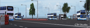 一批永巴ADL Enviro500正停泊於西門邨總站