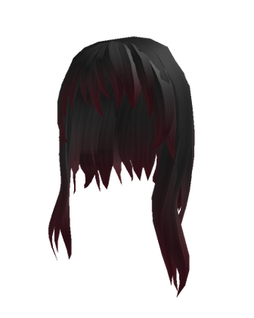 Catalog Black And Red Short Anime Hair Roblox Wikia Fandom - black haired girl roblox