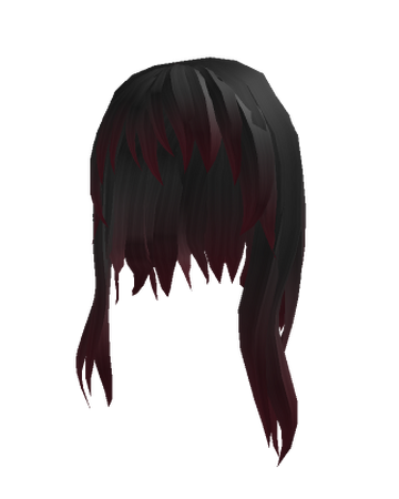 Catalog Black And Red Short Anime Hair Roblox Wikia Fandom - black tv roblox