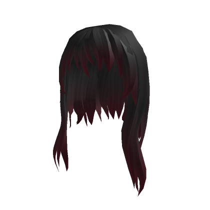 Black And Red Short Anime Hair Roblox Wiki Fandom - black and red hair roblox code