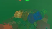 Multiple doomspires being toppled over, showcasing the strategy's effectiveness
