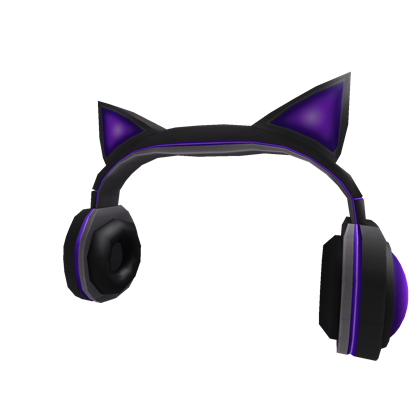 Catalog Purple Cat Ears Headphones Roblox Wikia Fandom - roblox headphones code 2017